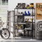 Heavy Duty Adjustable Metal Shelving 5-Tier Storage Rack 4000 lbs Black
